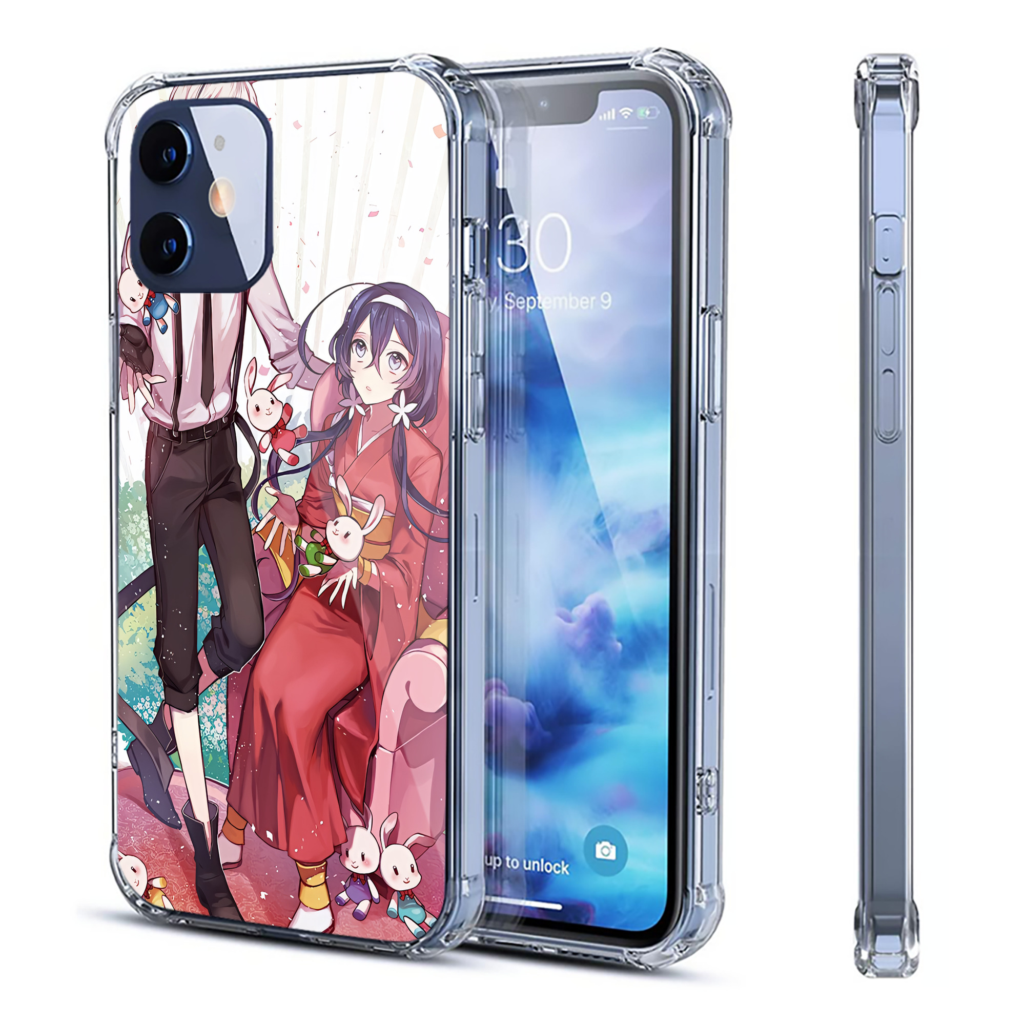 （画像用） 文豪ストレイドッグス Bungo Stray Dogs 【iPhone 12シリーズ対応】透明スマホケース（クリアソフトケース）